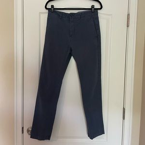 Brooks Brothers Red Fleece Slim Fit Chinos - Navy Blue